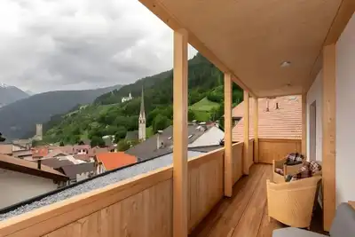 Image de Appartement 'Bergfreiheit 3' avec vue sur la montagne, terrasse partagée et Wi-Fi