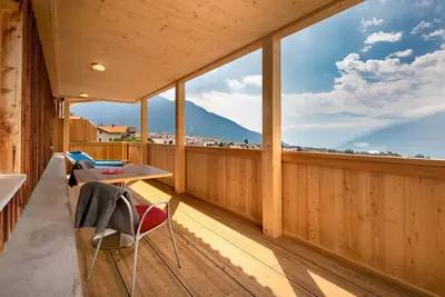 Image de Appartement 'Bergfreiheit 1' avec vue sur la montagne, terrasse partagée et Wi-Fi