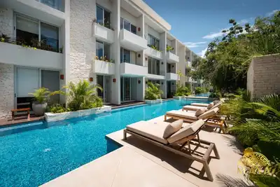 Image de Nhoa 101c Lux 1br Condo Pool access in Aldea Zama