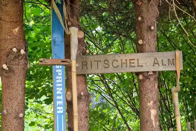 Image de Maison d'hôtes 'Ritschel Alm' avec vue sur la montagne, piscine commune et Wi-Fi