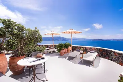 Image de Amazing Santorini Cliff Villa | Villa Eros | Breathtaking Sea Views | Spacious.