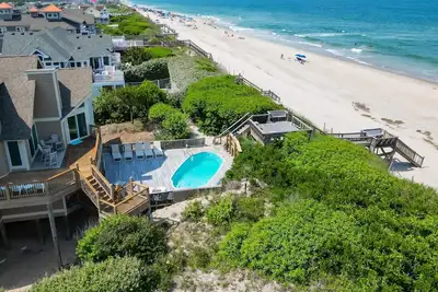 5br Oceanfront | Private Pool | Deck | W/D