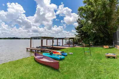 Image de Lakefront Tampa/Heated Pool/Sunrise Views/Kayaks/Games/Outdoor Bar/Sleeps 10