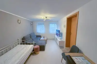 Image de Appartement 'Knittlingen' Lave-vaisselle, lave-linge, Wifi gratuit, parking privé
