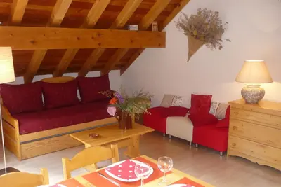 Image de Duplex à Valloire: 4 pièces, 8 personnes, animaux admis, parking privé