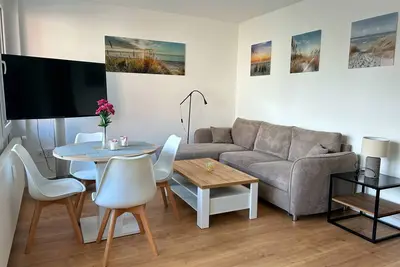 Image de Comfortable vacation apartment with balcony and modern furnishings on Norderney