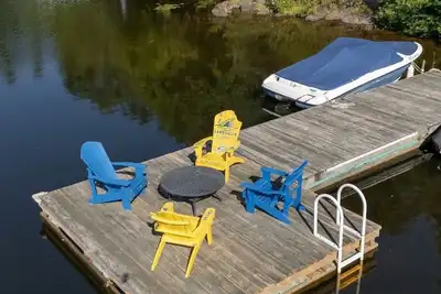 Image de Muskoka-Waterfront, Beach, Sauna, Slide, Firepit