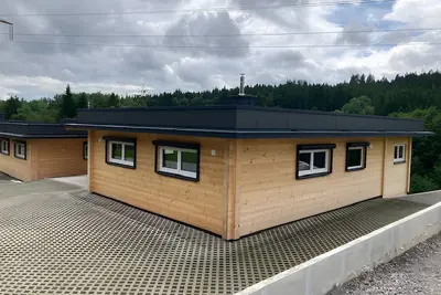 Image de Mettmapark - Chalet 1' avec vue sur la montagne