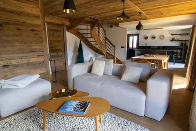 Image de Appartement 4 chambres Megève pour 8 pers, balcon et parking