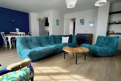 Image de Les Sables Pailletés\nAppartement de 70 m2, au calme, face à l'océan!