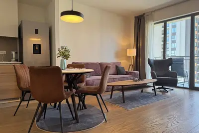 Image de Belgrade Waterfront - River View Apartment with Breakfast and Parking included.