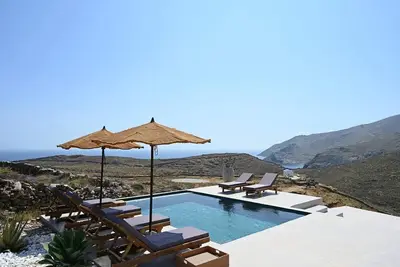Image de Dazzling Kythnos Villa | Villa Arthemis | 2br | Breathtaking Sea Views |.