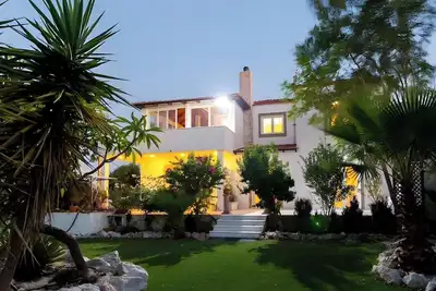 Image de Rhodes villa close to sea, town, Faliraki. Best choice for holidays