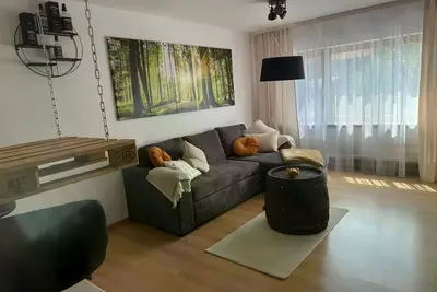 Image de Appartement 'Komfort Rencontre la Nature' avec vue sur la montagne, terrasse privée et Wi-Fi