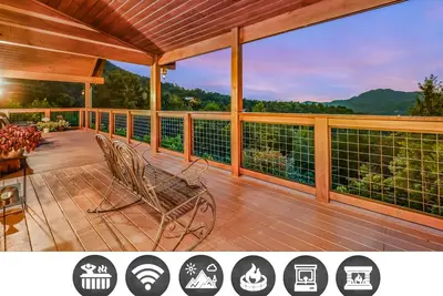 Image de New! Panoramic Pointe 2-Bedroom Cabin with Mountain view