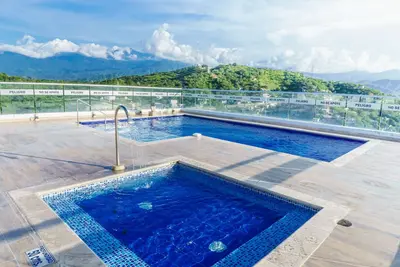 Image de Beautiful 3-bedroom apartment in terrific Santa Marta with Ac, fitness room.