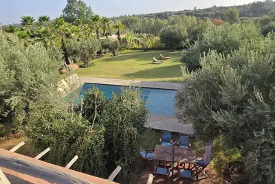 Image de 3-bedroom villa in charming Ourika with Ac, pool and 6000 m2 of amazing garden