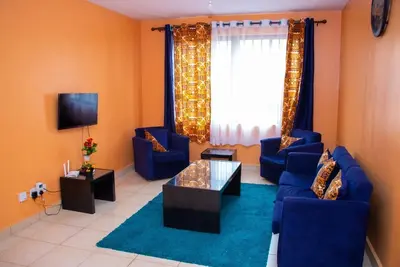 Image de Charming 3-bedroom apartment with a double bed near Airport