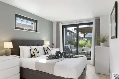 Image de Modern Apartment, Private Parking & Terrace