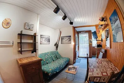 Image de Studio cosy au centre de Val d'Isère, à 10 mins des pistes, avec terrasse et tous conforts inclus