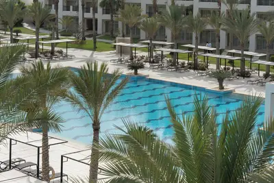 Image de Elegant Coastal Stay Perfect for Family Adventures - Steps from Almaza Bay Beach