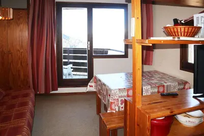 Image de Studio aux Orres 1650 pour 4 pers, accès direct pistes