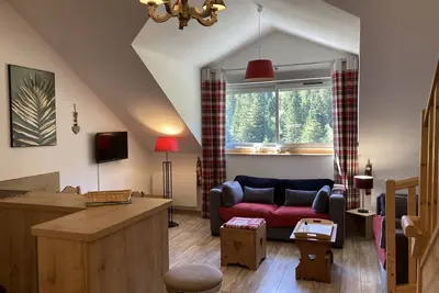Image de T2 avec vue sur les montagnes et wifi à Altura