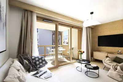 Image de Phob34 Appartement très lumineux départ et retour ski aux pieds dans une résidence neuve avec digicode, piscine, salle de sports