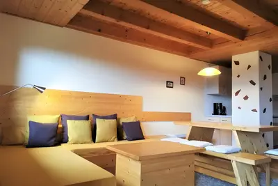 Image de Appartement 'Pfiffikus' avec vue sur la montagne, terrasse commune et Wi-Fi