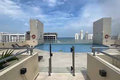 Image de Pleasant 2-bedroom apartment with Ac in Gaira