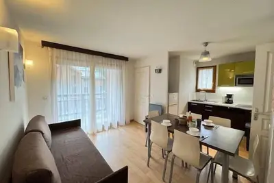 Image de À 350m des pistes de ski, 3ème étage, balcon, 33m², Serre Chevalier
