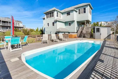 Salt & Light | Semi-Oceanfront w/ Pool & Hot Tub