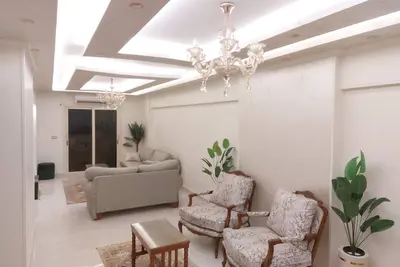 Image de 3-bedroom fully furnished apartment in charming Alexandria Governorate with Ac