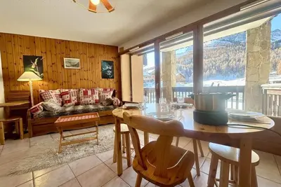 Image de 1er étage, vue montagne, terrasse, télévision, 43m², Vars