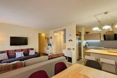 Image de À 350m des remontées, Rez-de-chaussée, terrasse, télévision, 61m², Flaine