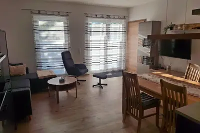 Image de Appartement 'Im Fränkischen Seenland' avec terrasse privée et Wi-Fi