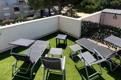 Image de Appartement T2 climatisé / Grande terrasse
