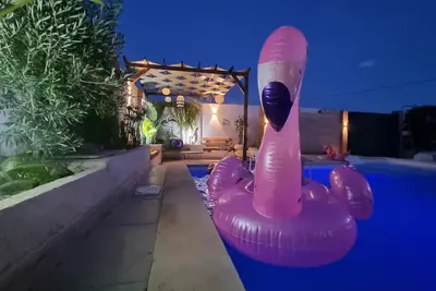 Image de Charming with pool 3-bedroom house in Dar Allouche with Ac