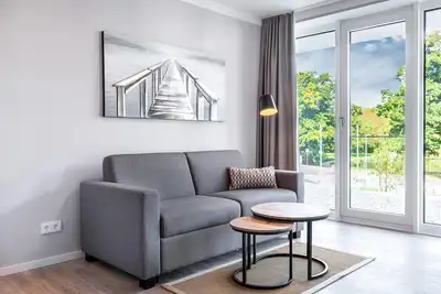 Image de Comfortable Baltic Sea apartment with wellness oasis and sunny balcony