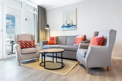 Image de Modern apartment with balcony, sauna and top location near sandy beach in Travemünde