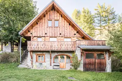 Image de Chalet 'Jarrier' avec vue sur la montagne, terrasse privée et jardin privé