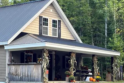 Image de We Are Dog Friendly. . . . \nThe Goal: Relax in the peaceful woods of Northern Maine