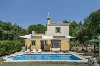 Image de Maison de Vacances 'Independiete Con Piscina' avec Vue sur la Montagne, Wi-Fi et Climatisation