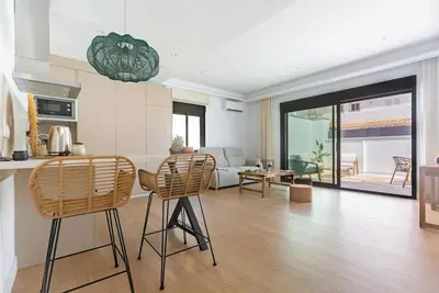 Image de Double apartment with terrace a few steps from the sea