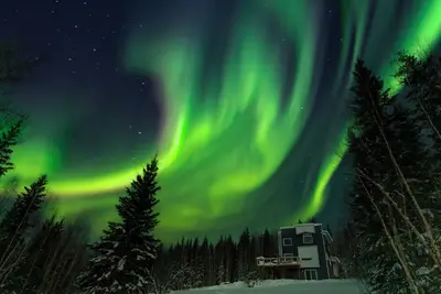 Image de Scandi Aurora Villa: 2b2b House + Heated Cabin - Indoor Sauna & Epic Views