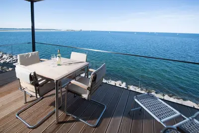 Image de Wind and water - front row on the water, sea view, balcony, sauna, fireplace, elevator