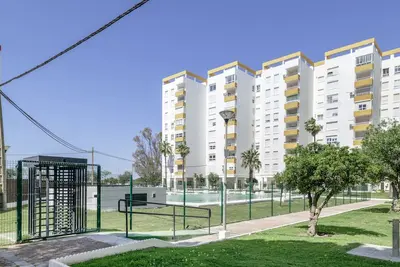 Image de Appartement « Valdelagrana Playa y Piscina » avec piscine partagée, terrasse privée et Wi-Fi