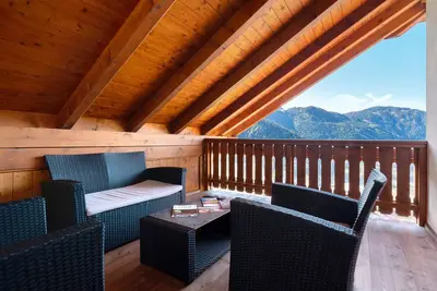 Image de Appartement 'Melcherhof Weißhorn' avec vue sur la montagne, jardin commun et Wi-Fi