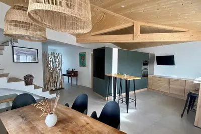 Image de villa blanche de Ré