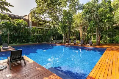 Image de Charming 3-bedroom, flat at Vaiven Del Mar, Playacar  in Playa del Carmen